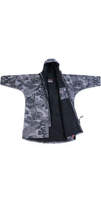 2024 Dryrobe Advance Cambio De Manga Larga Robe V3 DR104 - Black Camo / Black